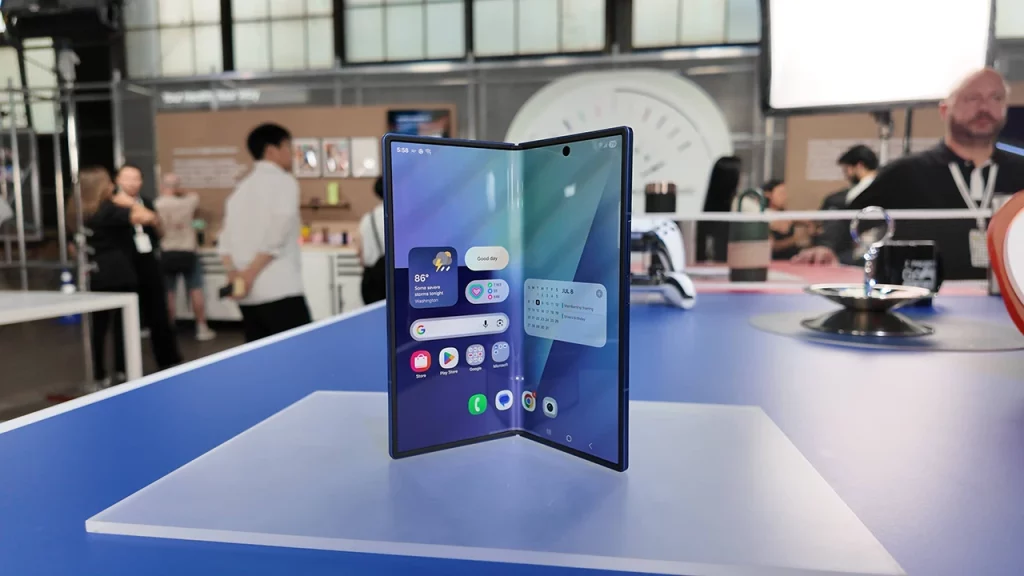 Samsung Galaxy Z Fold7 otvoren