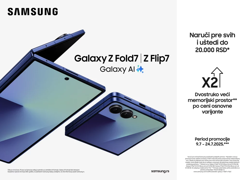 Samsung Galaxy Z Fold7 preorder Srbija cena