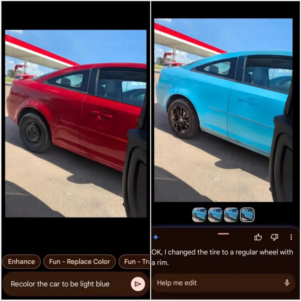 Google Photos Help me Edit