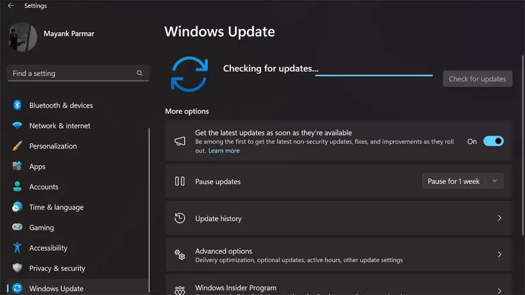 Windows 11 update