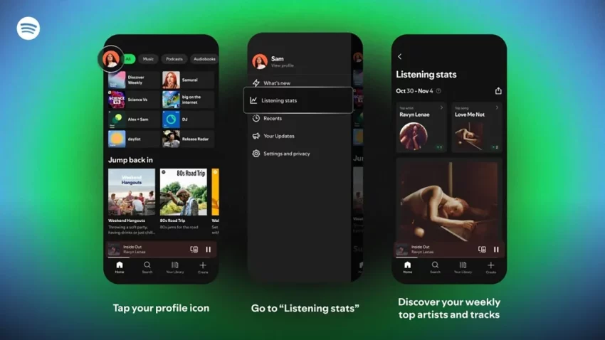 Spotify otkriva tvoju muziku svakog vikenda: Novi ‘Listening Stats’ menja igru i dodaje ‘mini Wrapped’ svake nedelje