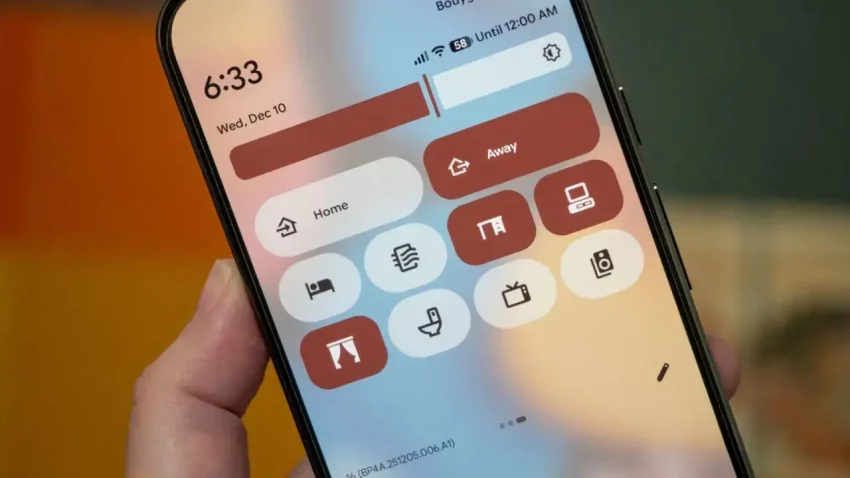 Kako pretvoriti Android 16 Quick Settings u kontrolni centar za pametnu kuću