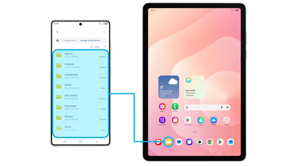 One UI 8.5 Storage Share