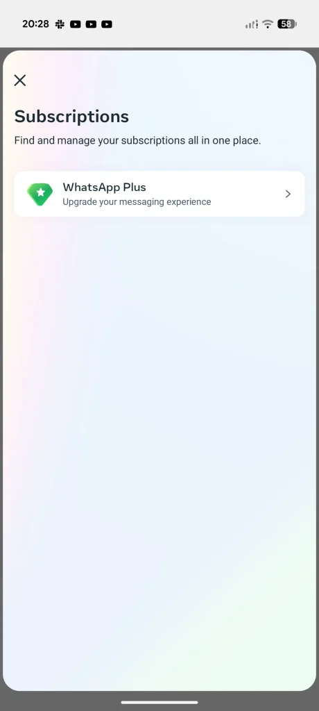 WhatsApp Plus pretplata