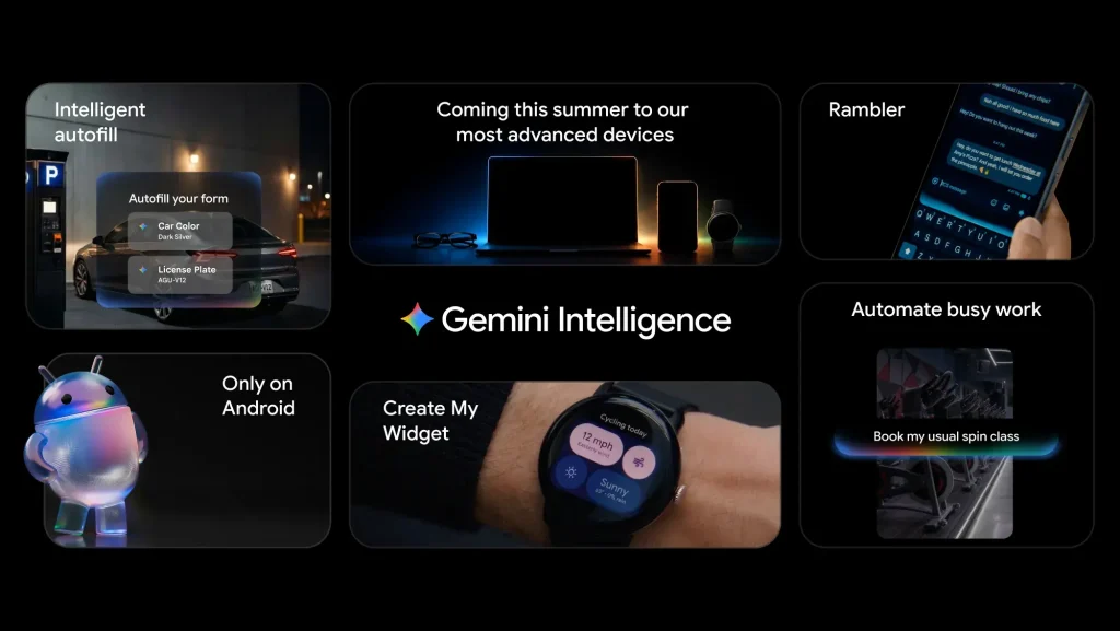 Gemini Intelligence na Google IO Android Show 2026