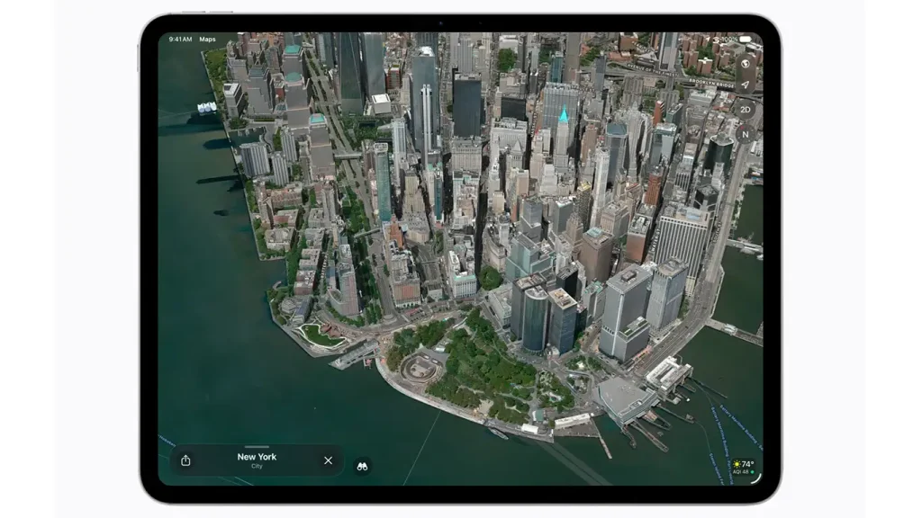 Apple Maps Flyover