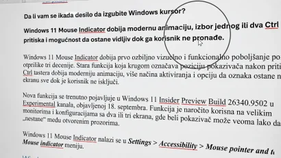 Da li vam se ikada desilo da izgubite Windows kursor na desktopu?
